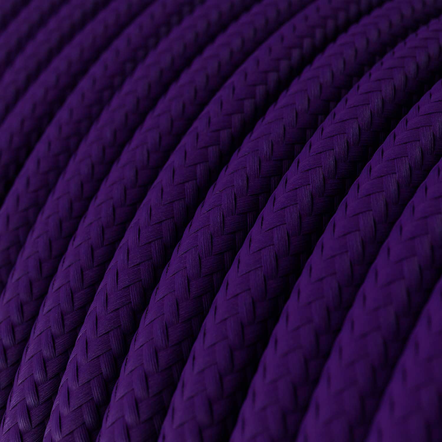 Electric cable with glossy Imperial Purple coating - The Original Creative Cables, the right choice for exclusive lamps - RM14 - Image 2