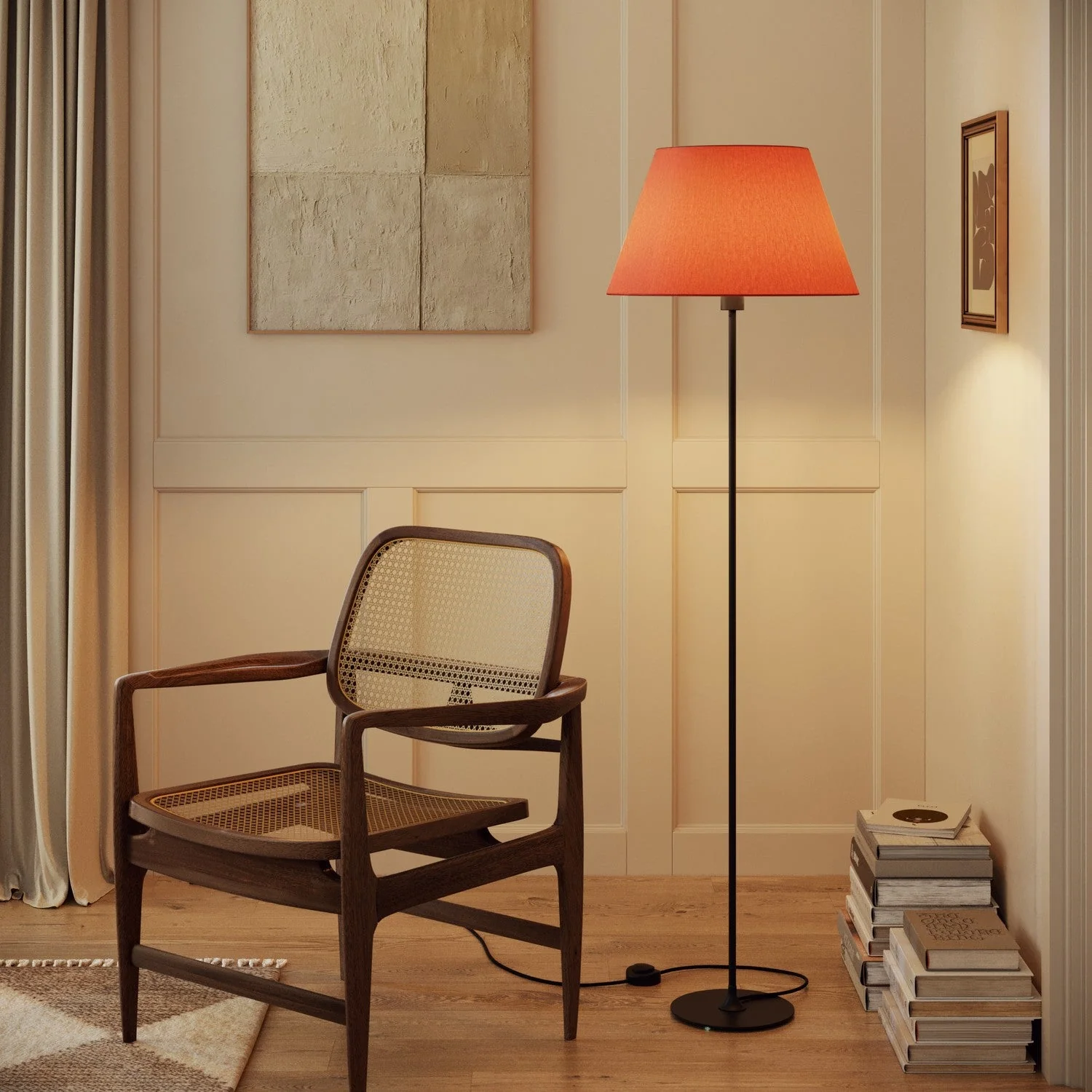 Impero Lampshade L for table lamp or wall sconce with E27 fitting - Made in Italy - Cinette Lobster - Image 2