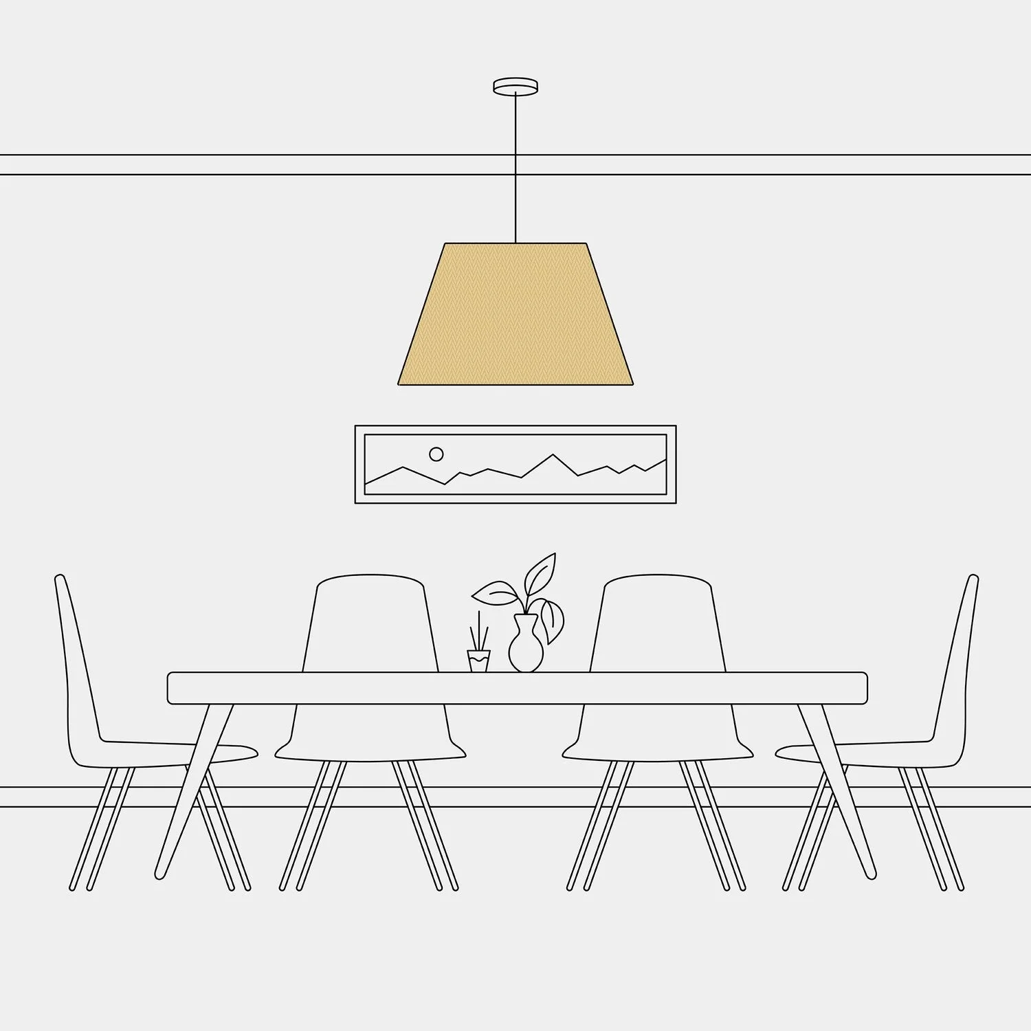 Impero L Lampshade for pendant with E27 fitting - Made in Italy - Arenal Gold - Image 5