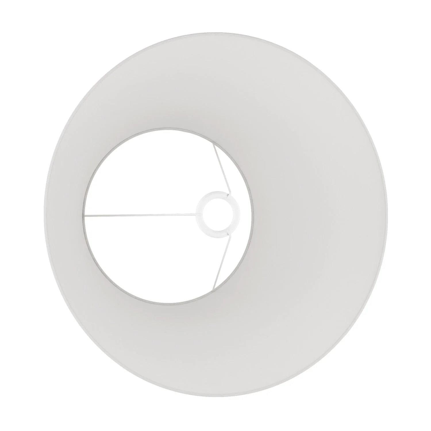 Impero L Lampshade for table lamp or wall sconce with E27 fitting - Made in Italy - Raw Linen - Image 3