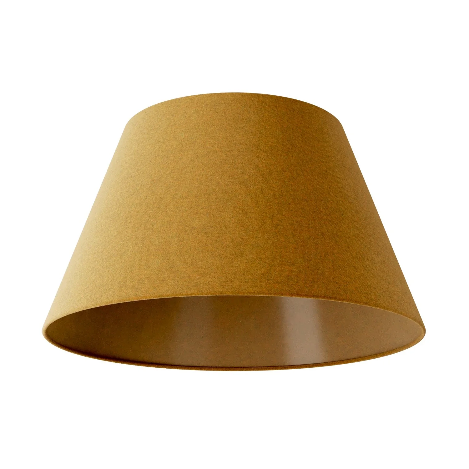 Impero Lampshade M for pendant with E27 fitting - Made in Italy - Mustard Wool