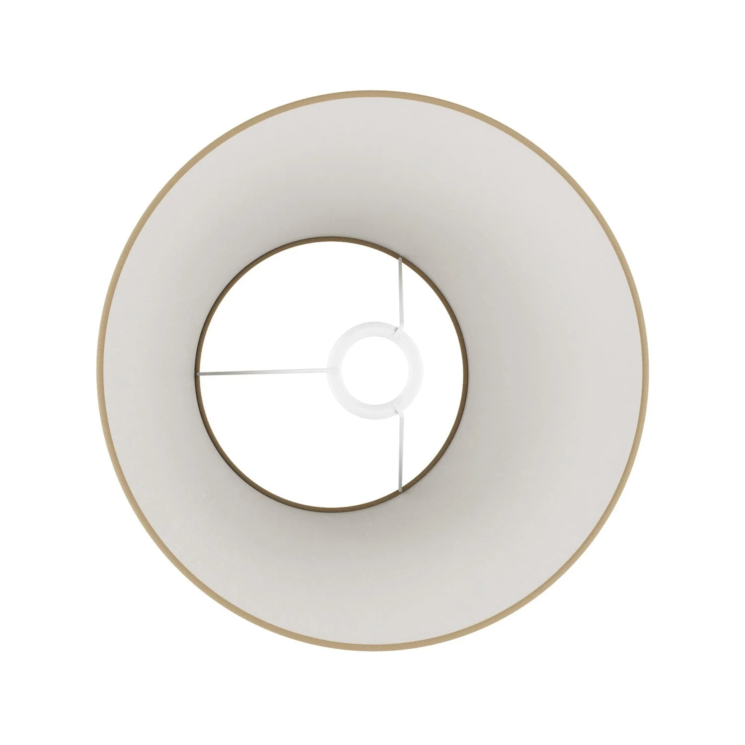 Impero M lampshade in fabric for table lamp or wall light with E27 fitting - Made in Italy - Natural jute - Image 3