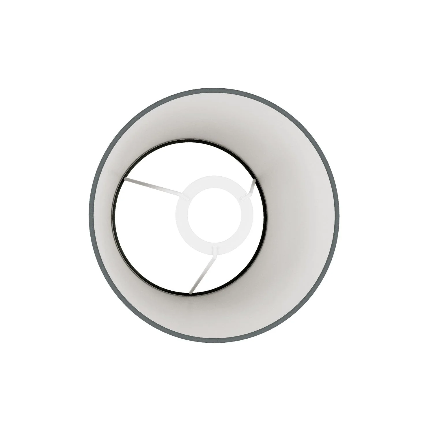Impero S lampshade with E27 socket for table lamp or wall sconce - Made in Italy - Dark Gray Teletta - Image 3