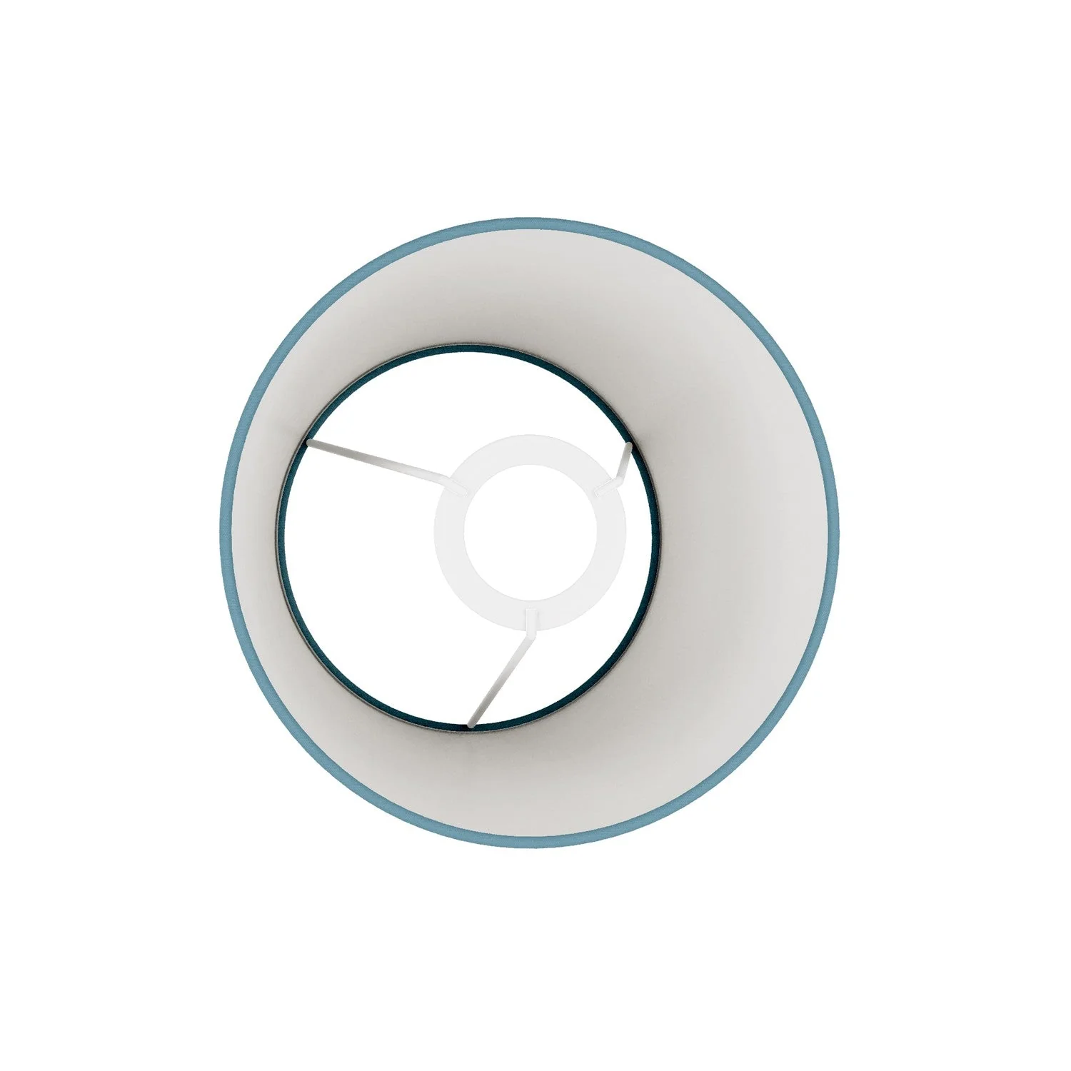 Empire S Lampshade with E27 fitting for table lamp or wall light - Made in Italy - Severe Blue Cotton - Image 3