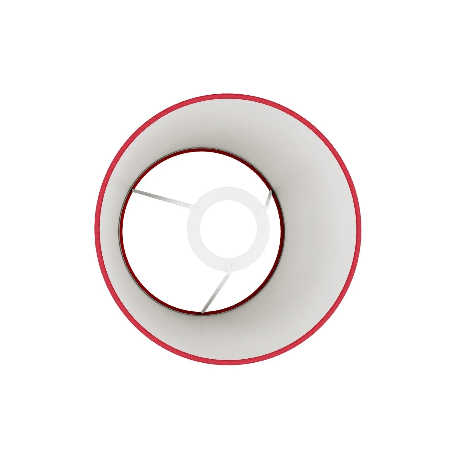 Impero S lampshade with E27 fitting for table lamp or wall light - Made in Italy - Red Teletta - Image 3