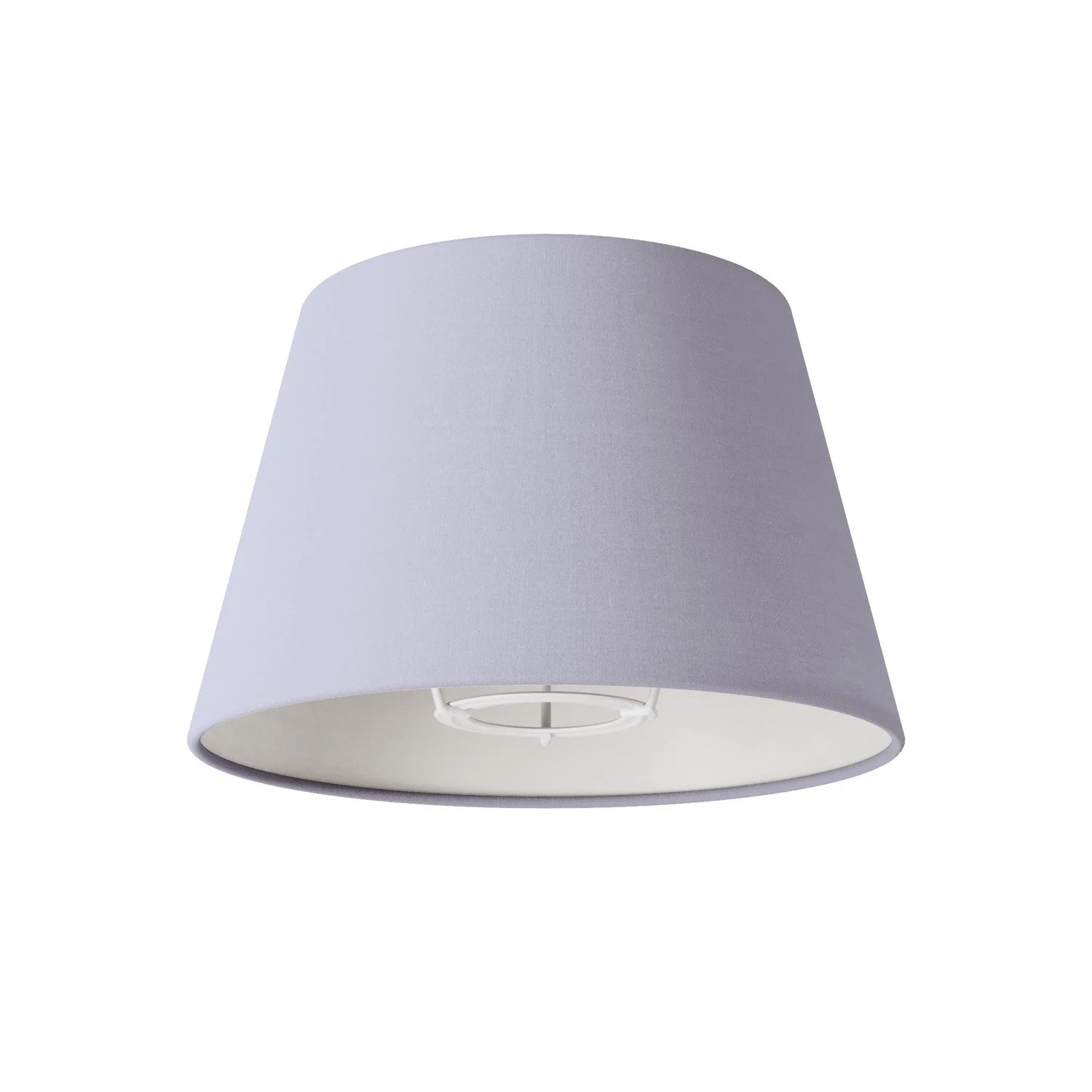 Impero S Lampshade with E27 fitting for table lamp or wall sconce - Made in Italy - Lilac Canvas