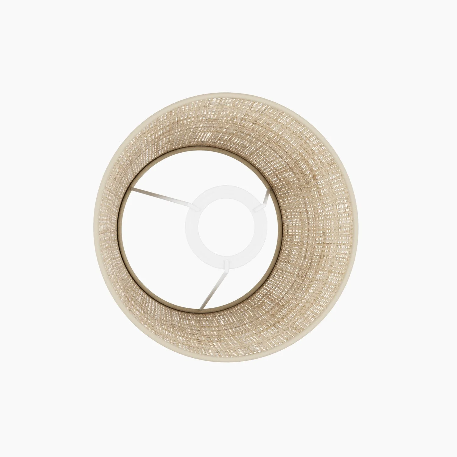 Impero Lampshade S with E27 fitting for table lamp or wall sconce - Made in Italy - Raphia - Image 3
