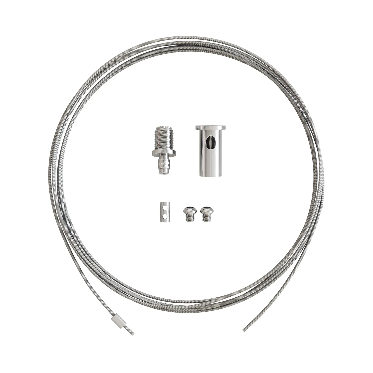 Independent suspension kit: Ceiling tensioner, 3m steel Cord and cord clamp - Image 4