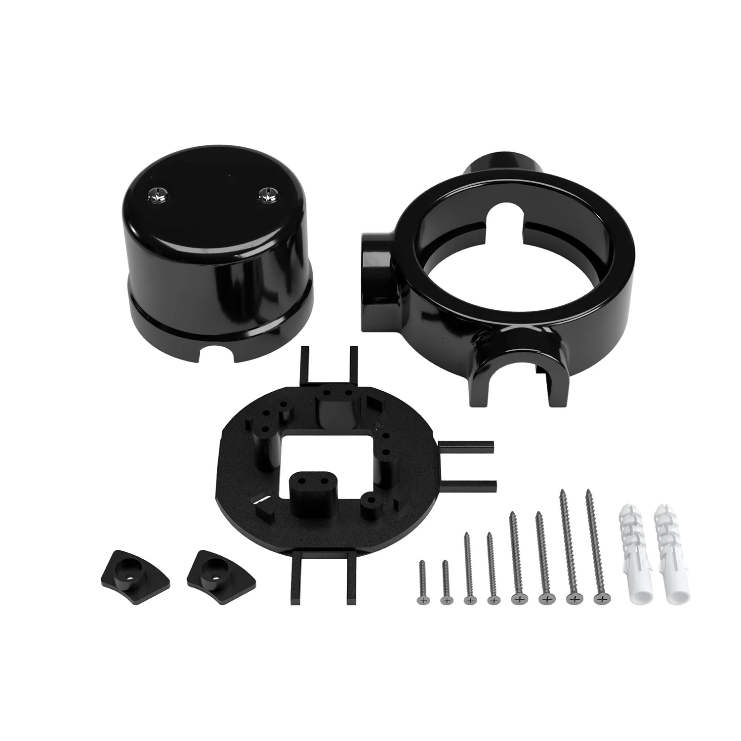 Junction box kit and base for Creative-Tubes in porcelain - Black - Image 24