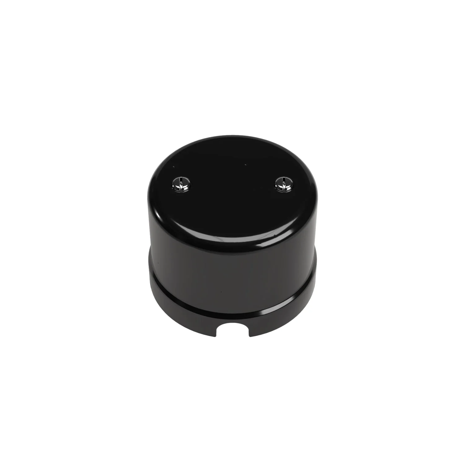 Junction box compatible with porcelain base - Black