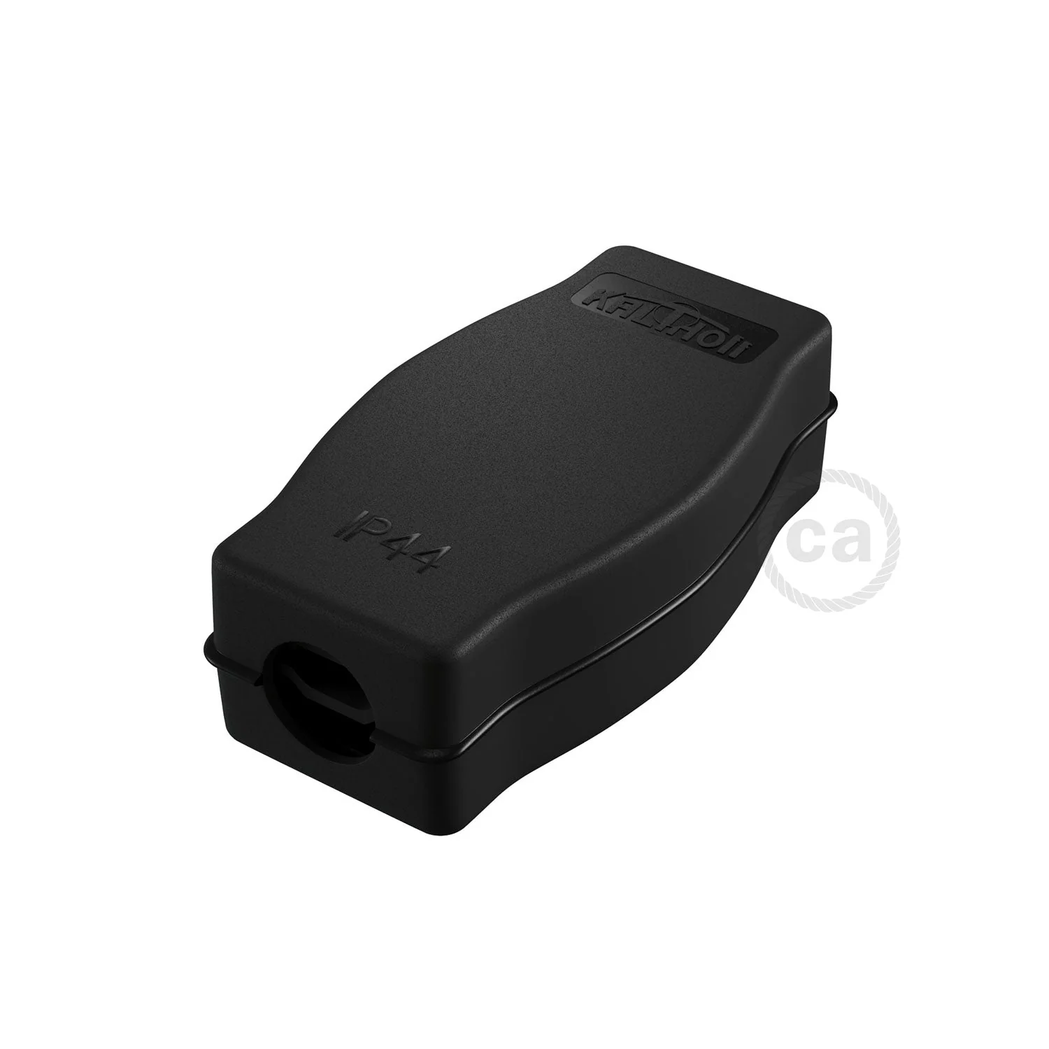 Junction box for Lumet String Lights System with adapters for round and flat cables