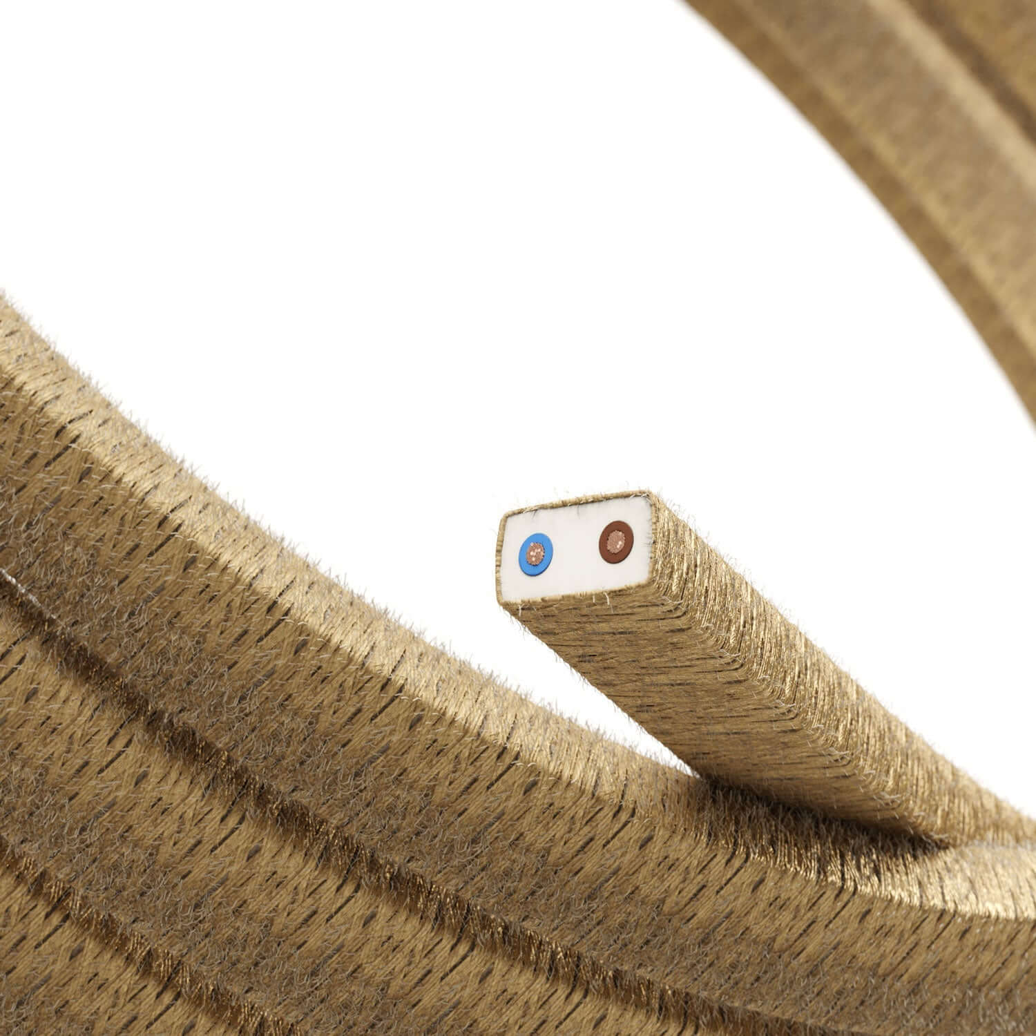 Electrical cable for string light covered in Jute CN06 - Image 2