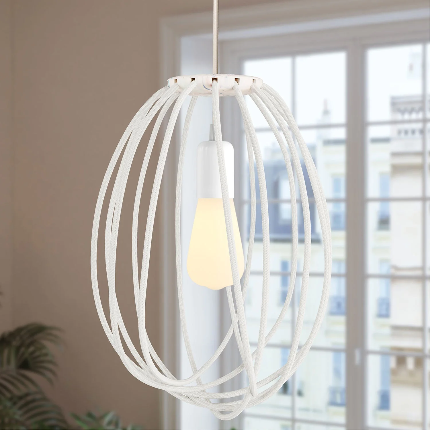 Cablò kit, multicolour recycled plastic support for creating lampshades - Image 2