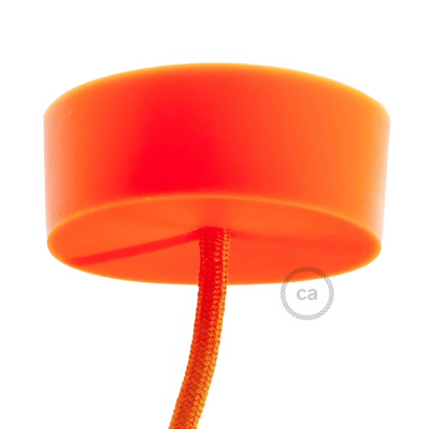 Cylindrical silicone ceiling rose kit - Orange