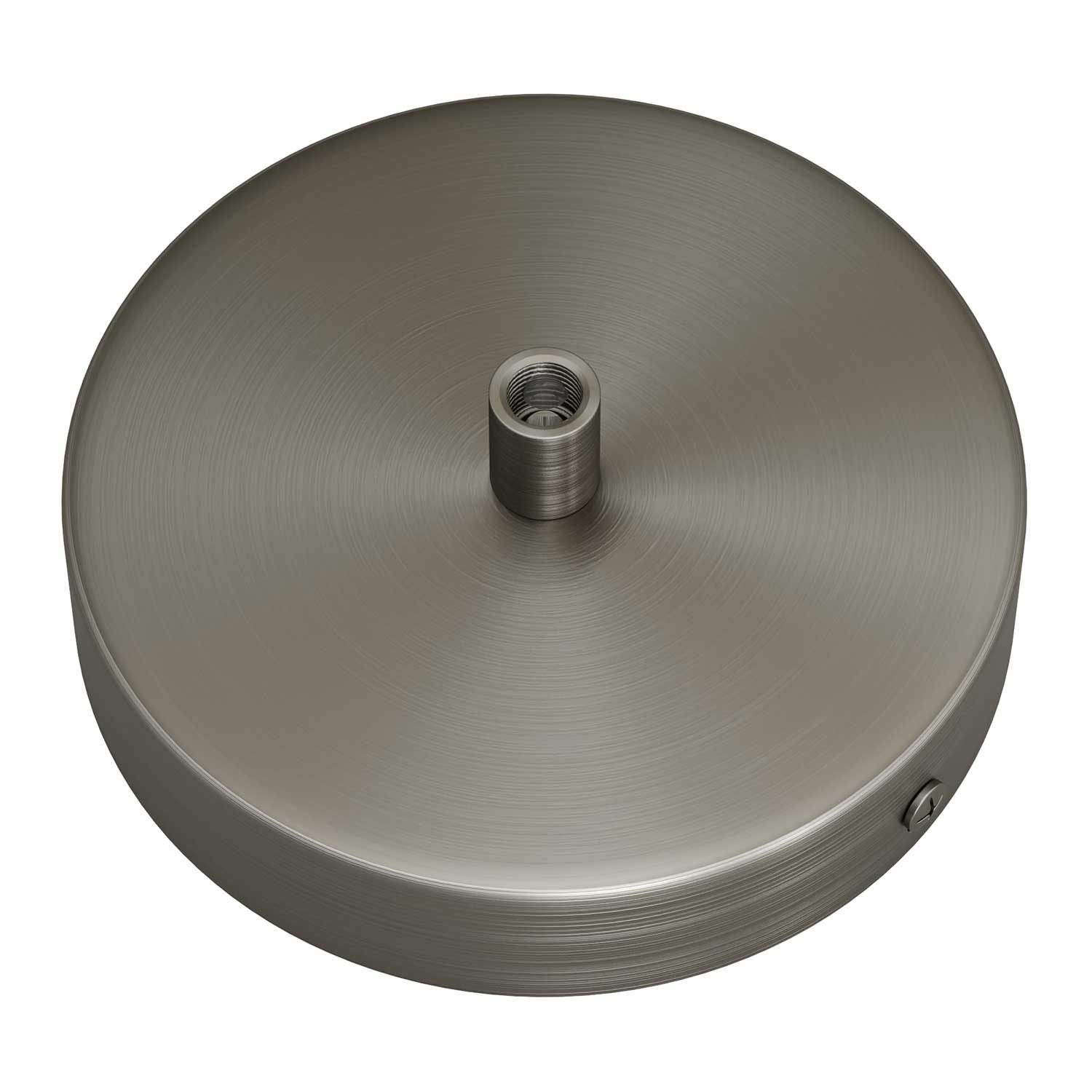 Cylindrical metal ceiling rose kit - Satin titanium - Image 7