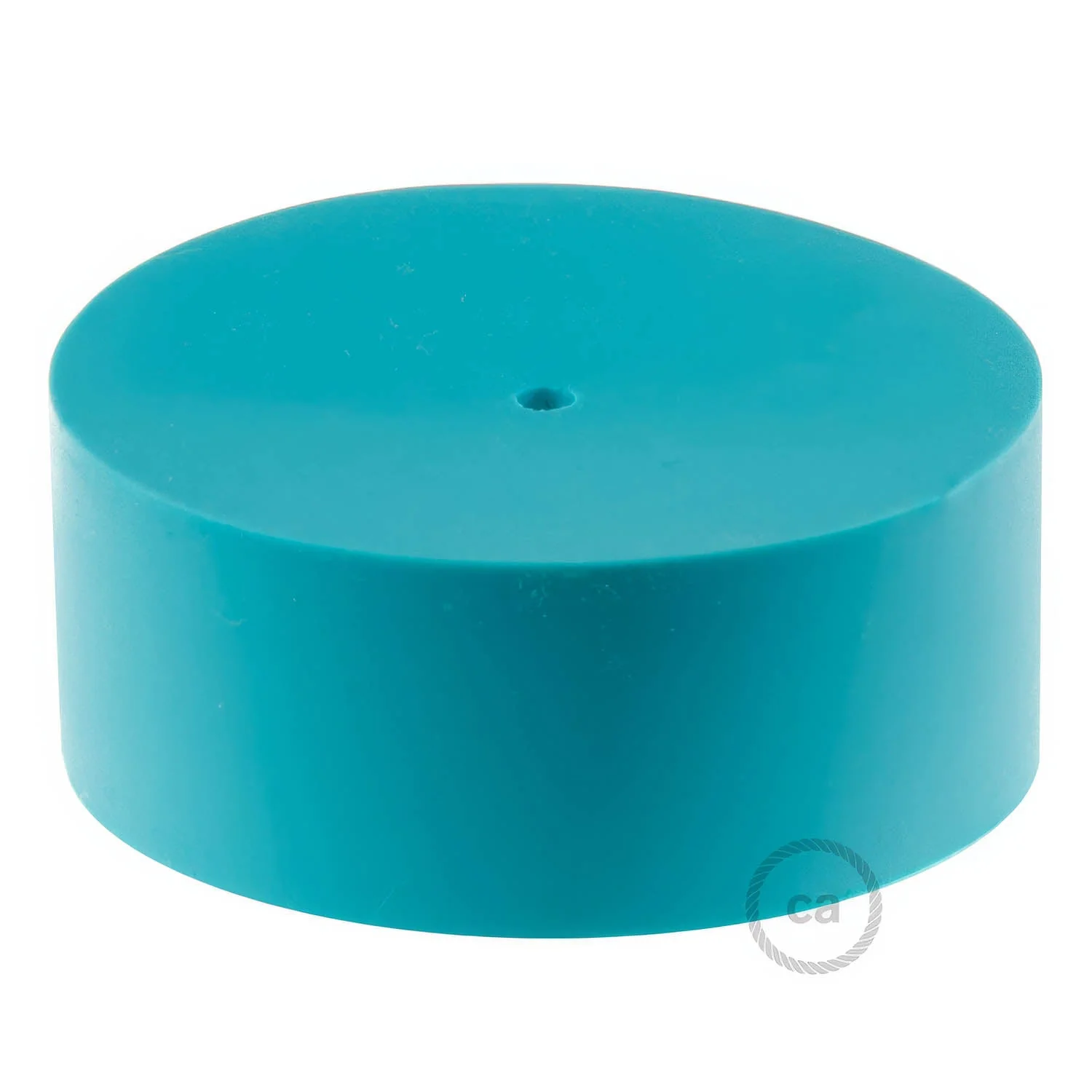 Cylindrical silicone ceiling rose kit - Turquoise - Image 2