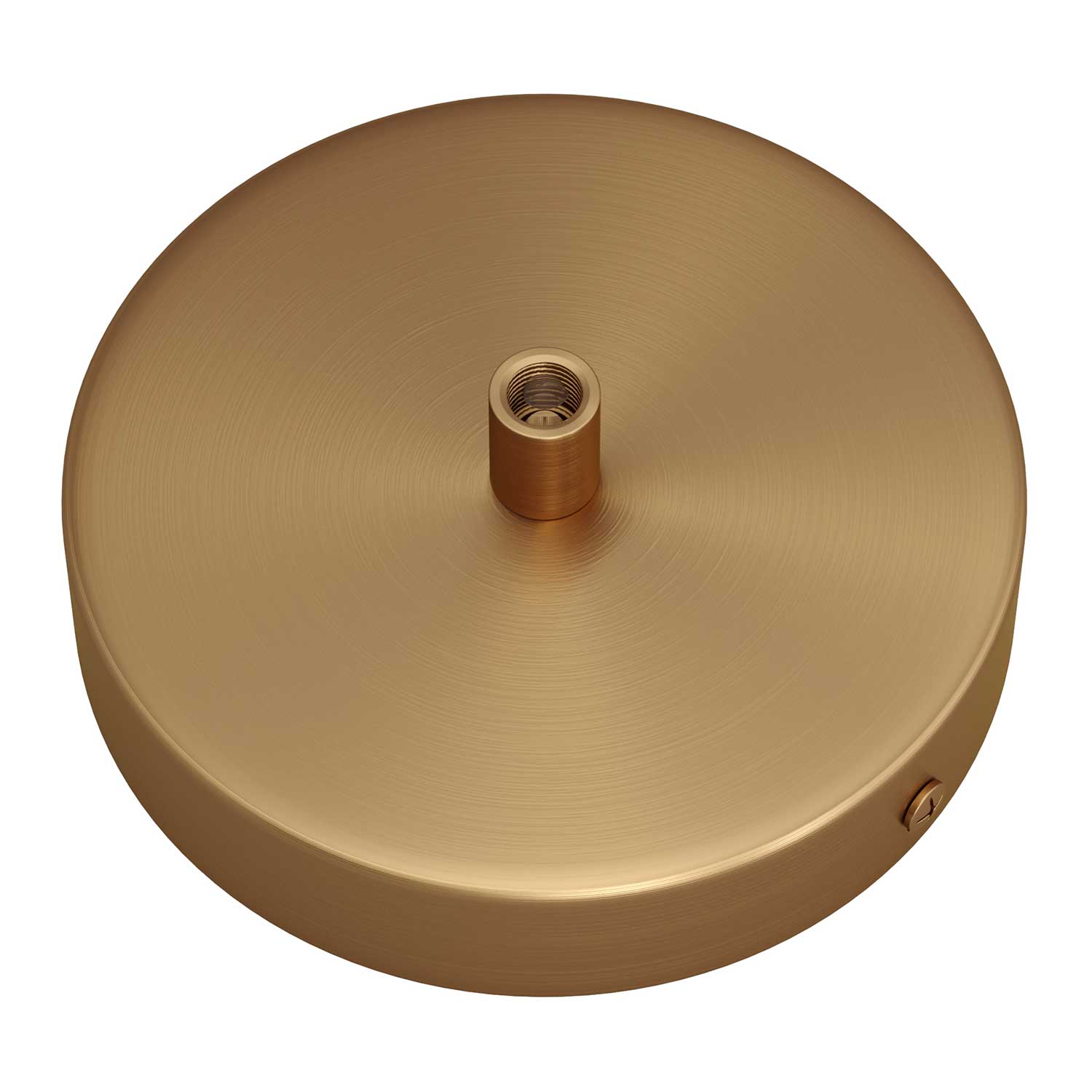 Cylindrical metal ceiling rose kit - Satin bronze - Image 7