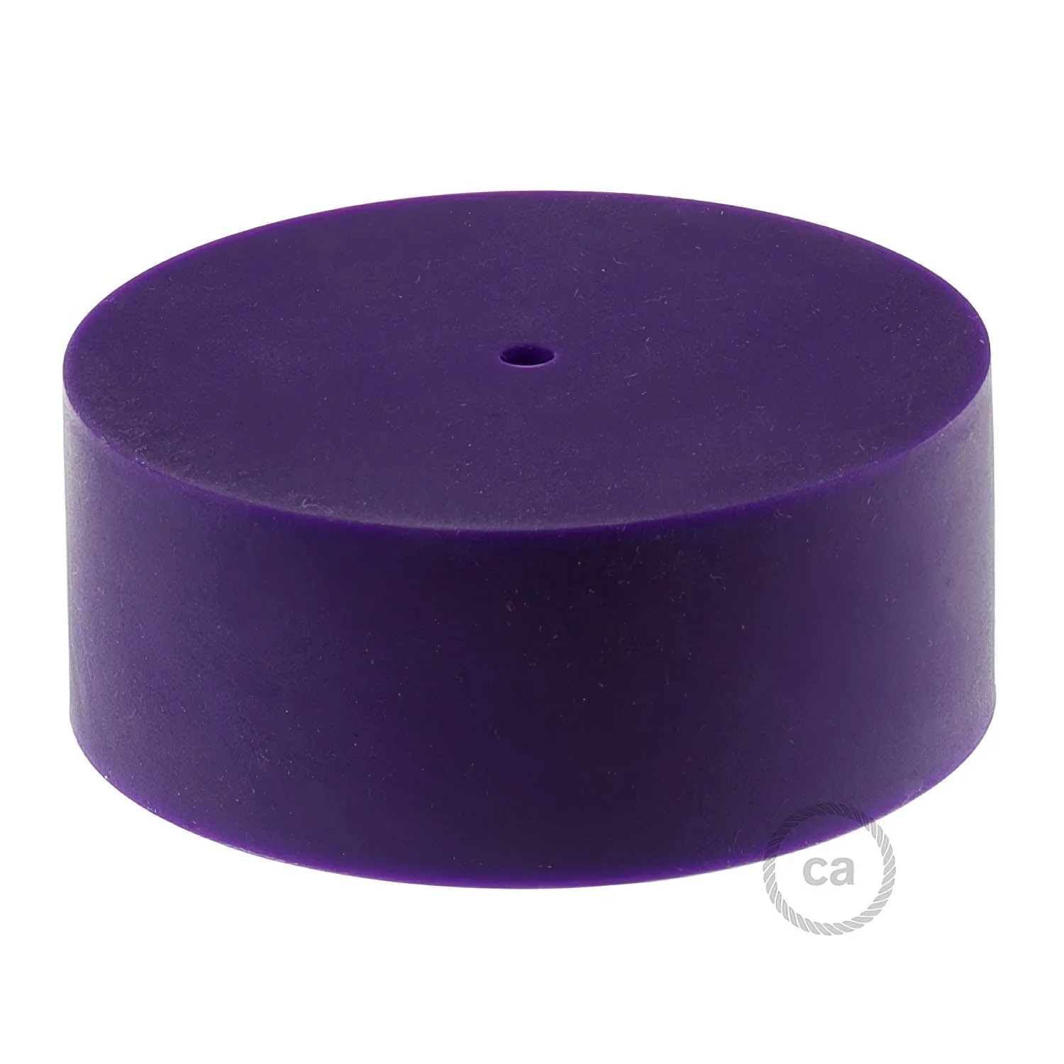Cylindrical ceiling rose kit in silicone - Purple - Image 2
