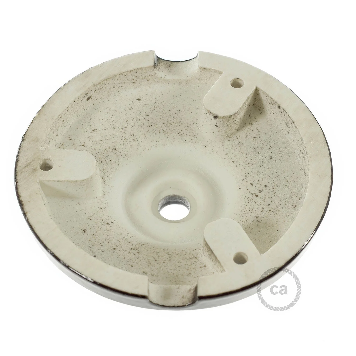 Porcelain ceiling rose kit - Black - Image 4