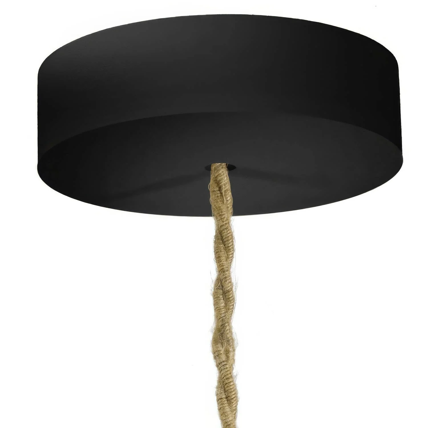 Ceiling rose kit in wood - Black