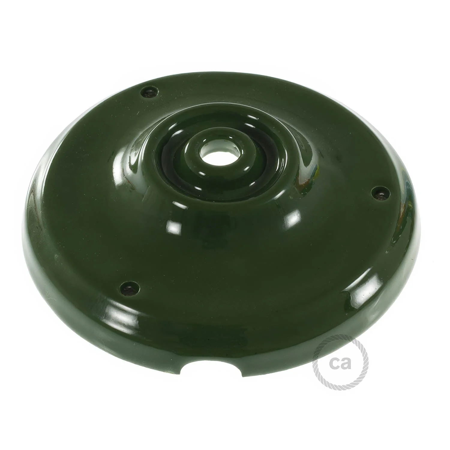 Porcelain ceiling rose kit - Green - Image 2