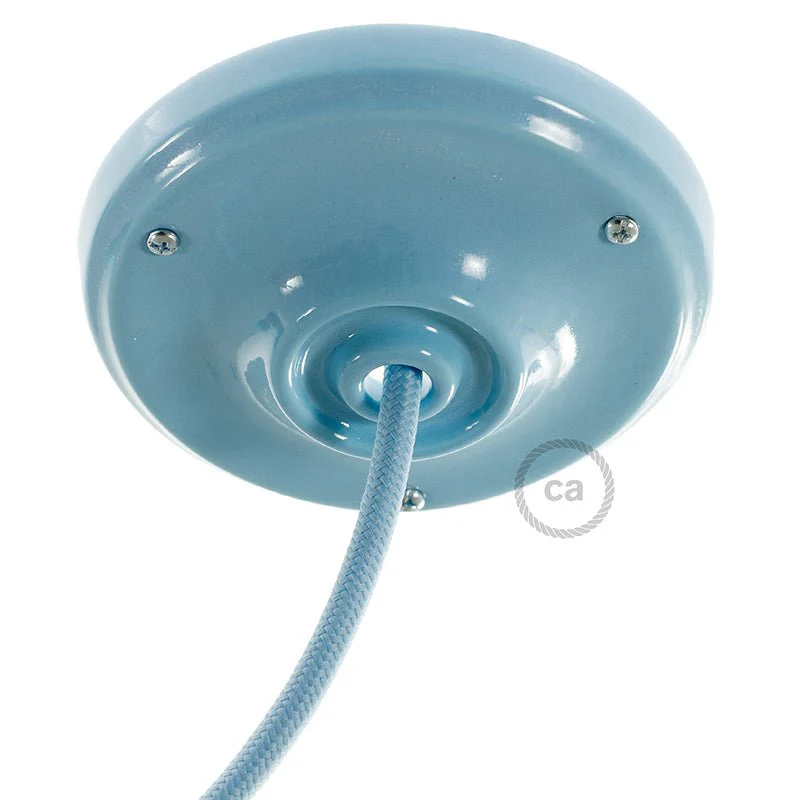 Porcelain ceiling rose kit - Blue