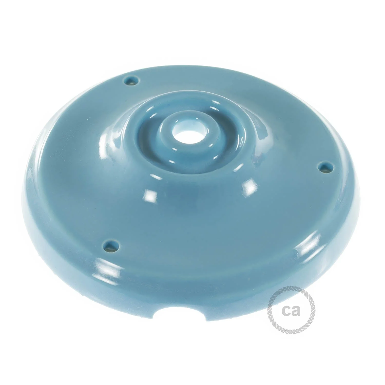 Porcelain ceiling rose kit - Blue - Image 2