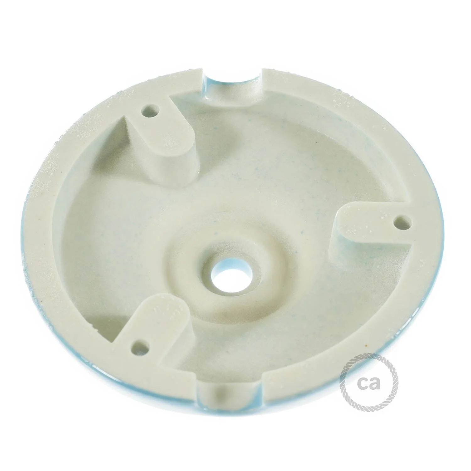 Porcelain ceiling rose kit - Blue - Image 4