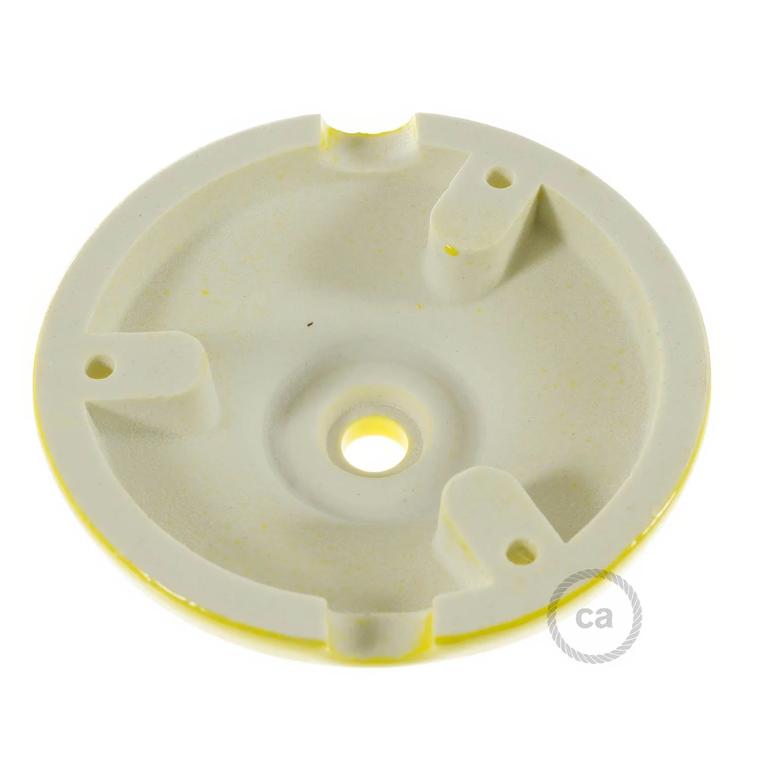 Porcelain ceiling rose kit - Yellow - Image 4