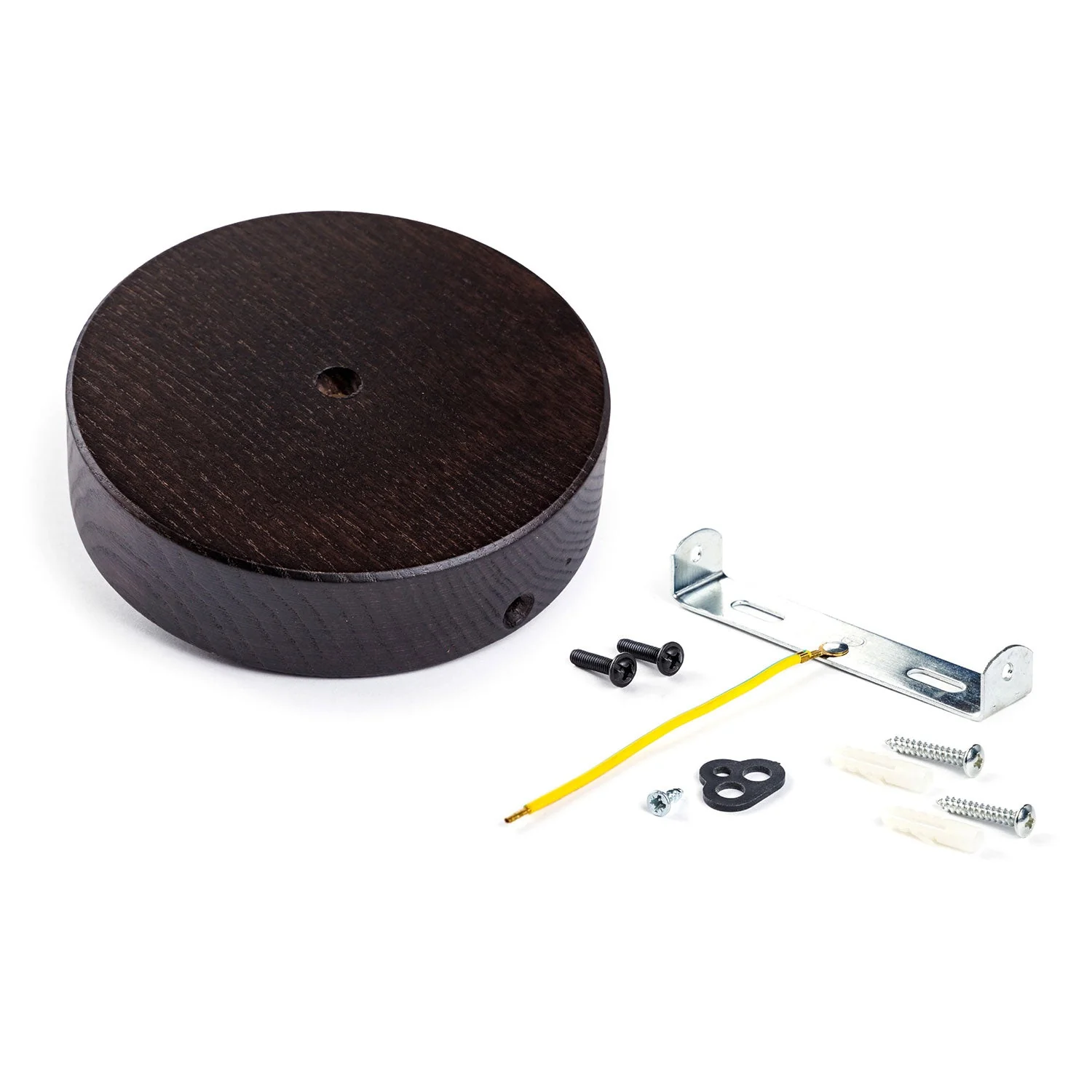 Wooden ceiling rose kit - Wengé effect - Image 2