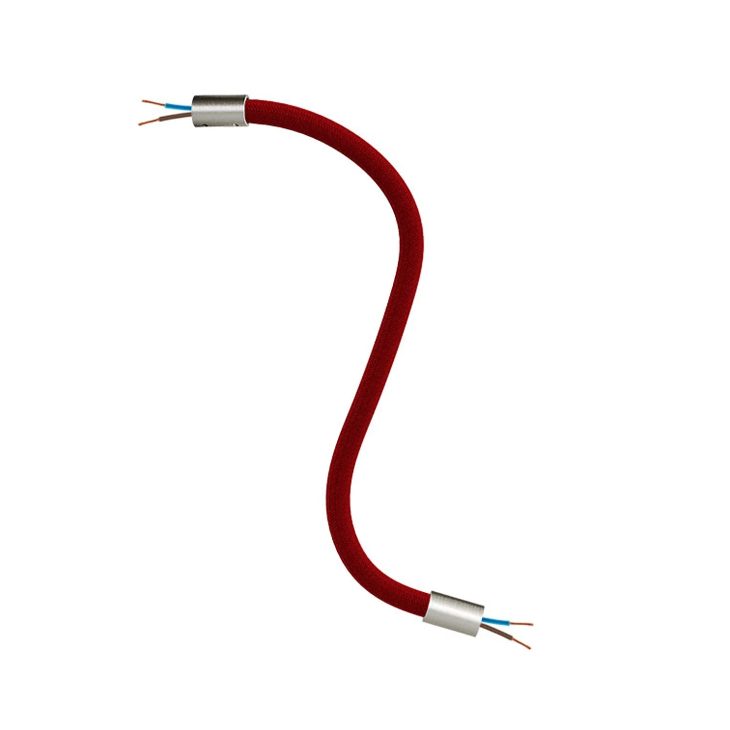 Creative Flex flexible extension tube covered in RM09 Red fabric with metal terminals - Image 19