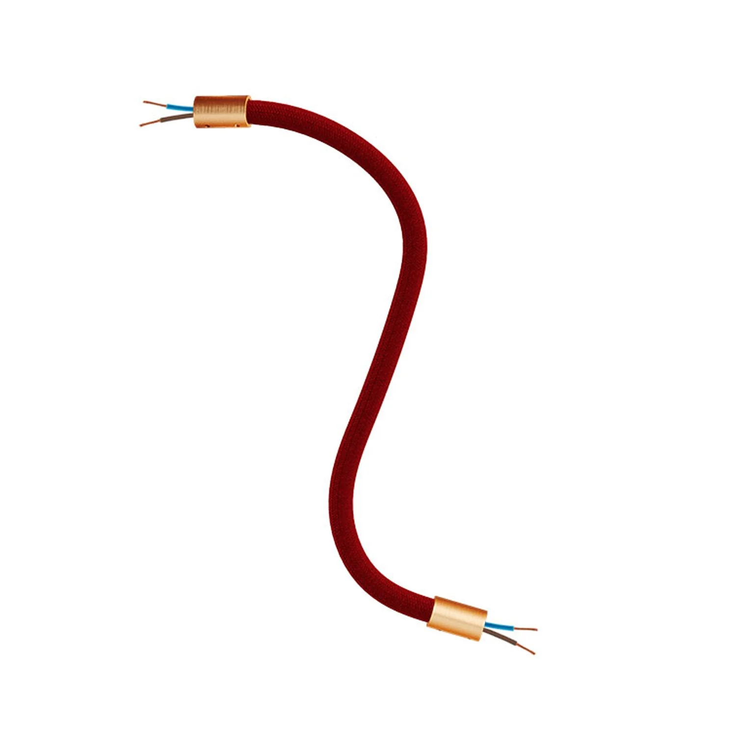 Creative Flex flexible extension tube covered in RM09 Red fabric with metal terminals - Image 26