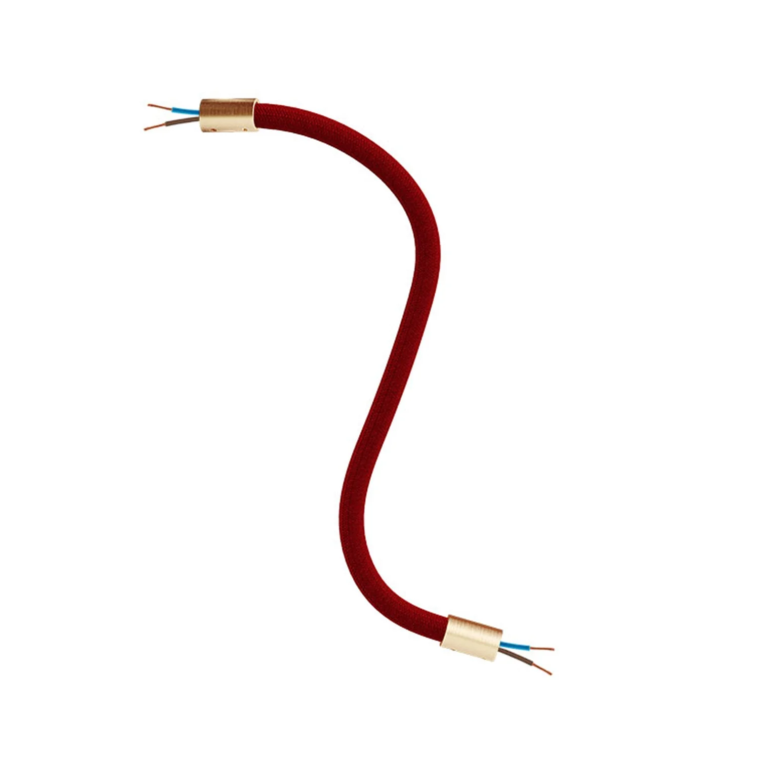 Creative Flex flexible extension tube covered in RM09 Red fabric with metal terminals - Image 33