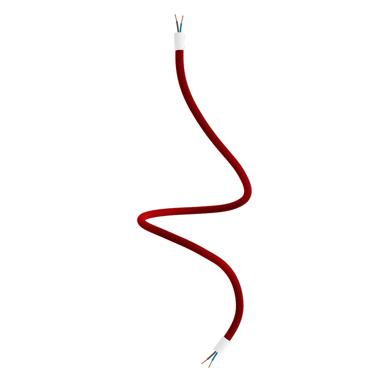 Creative Flex flexible extension tube covered in RM09 Red fabric with metal terminals - Image 9