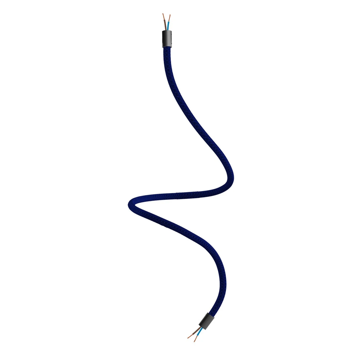 Creative Kit Flex flexible extension tube covered in RM20 dark blue fabric with metal terminals - Image 17