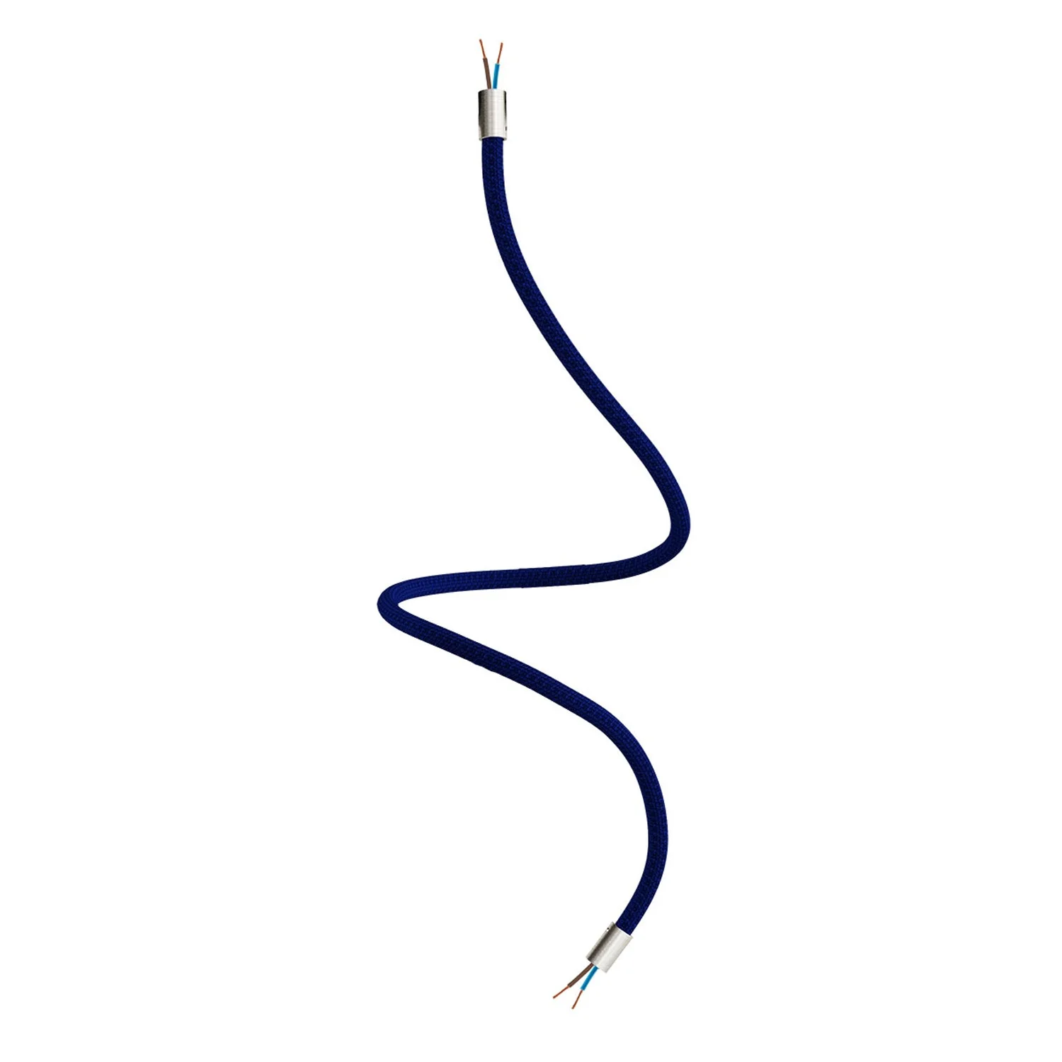 Creative Kit Flex flexible extension tube covered in RM20 dark blue fabric with metal terminals - Image 24