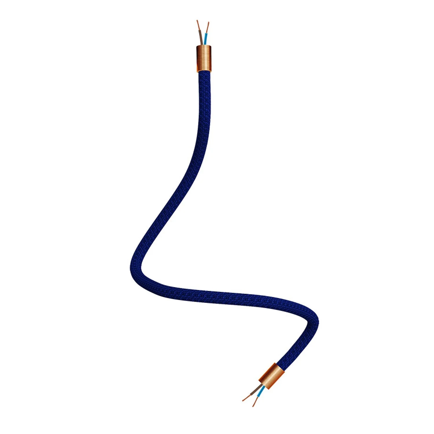 Creative Kit Flex flexible extension tube covered in RM20 dark blue fabric with metal terminals - Image 29