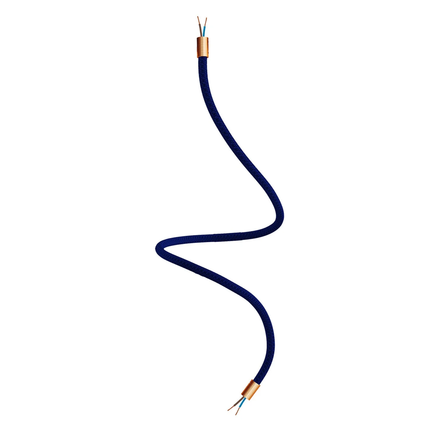 Creative Kit Flex flexible extension tube covered in RM20 dark blue fabric with metal terminals - Image 31