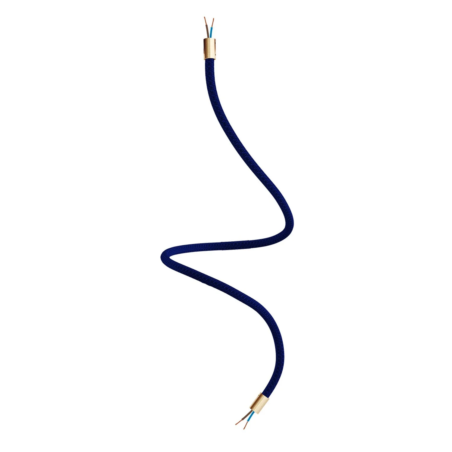 Creative Kit Flex flexible extension tube covered in RM20 dark blue fabric with metal terminals - Image 38