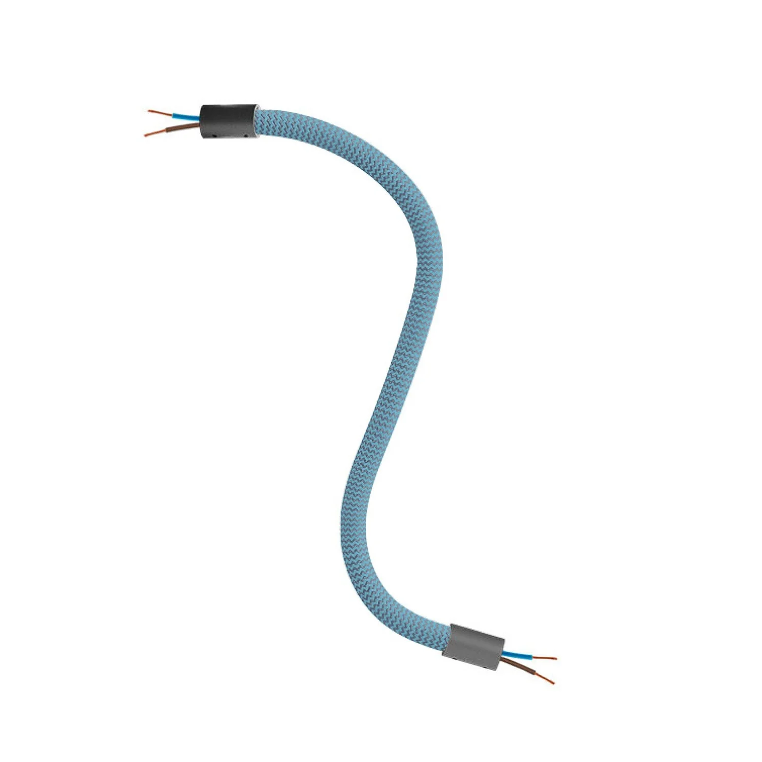 Creative Flex kit flexible fabric-covered tube RM78 Petrol with metal terminals - Image 12