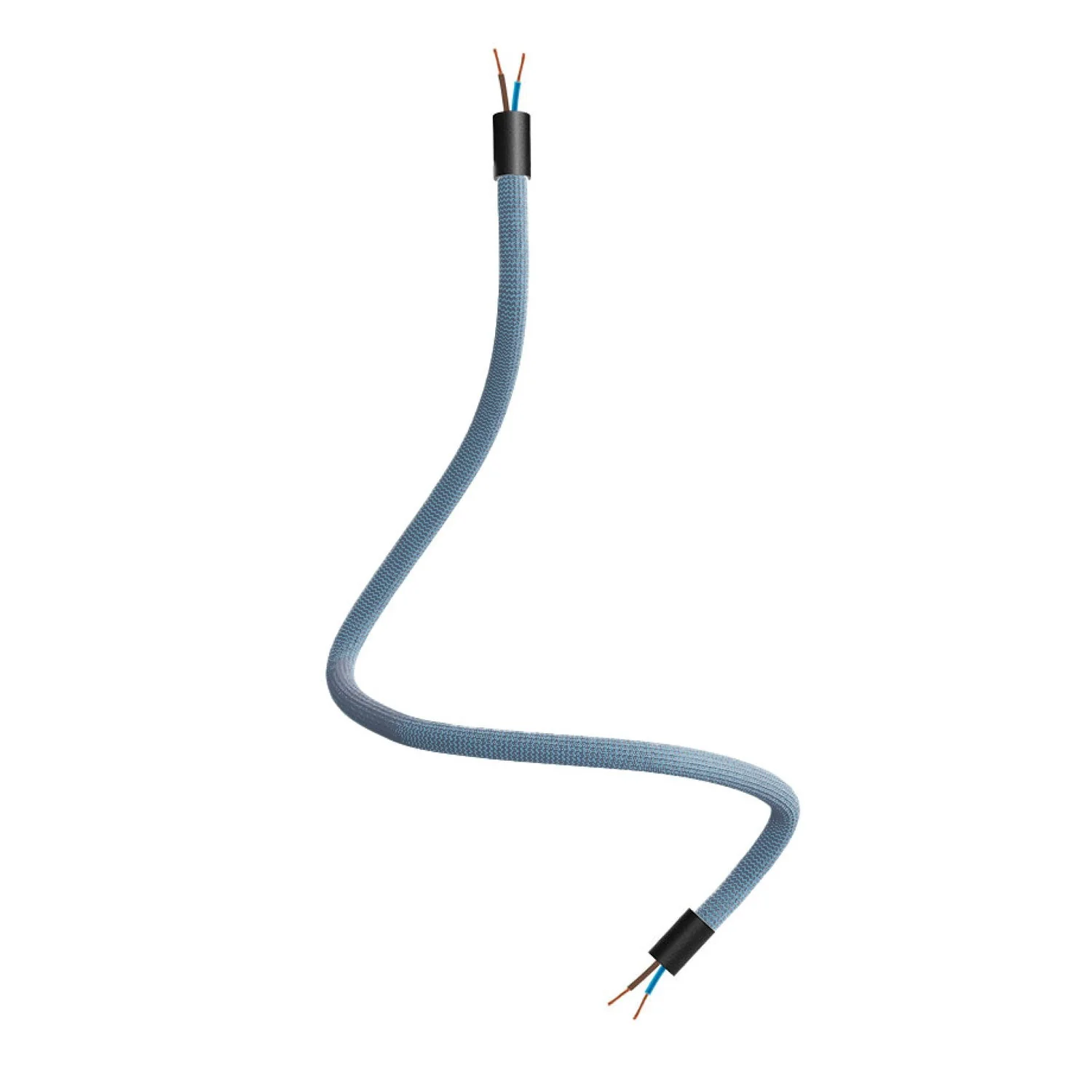 Creative Flex kit flexible fabric-covered tube RM78 Petrol with metal terminals - Image 15