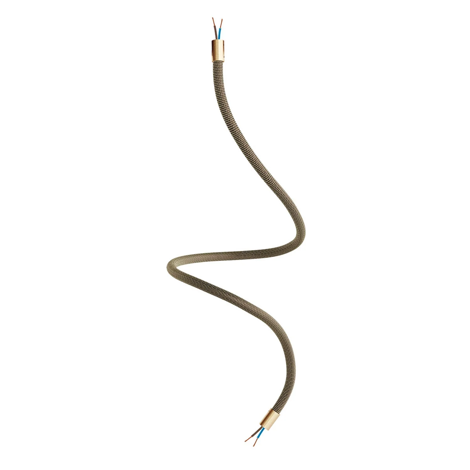 Kit Creative Flex flexible extension tube covered in RZ24 Black and Gold fabric with metal terminals - Image 38