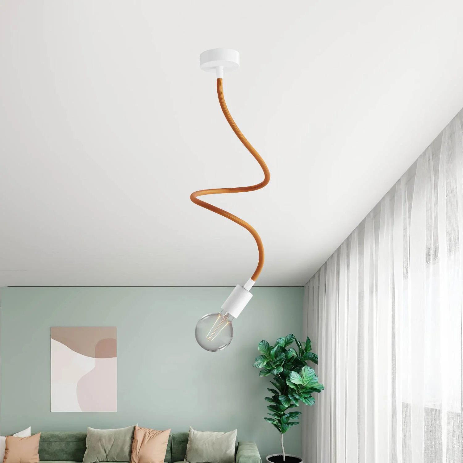 Creative Flex extension flexible tube covered in RM74 Copper fabric with metal terminals - Image 10