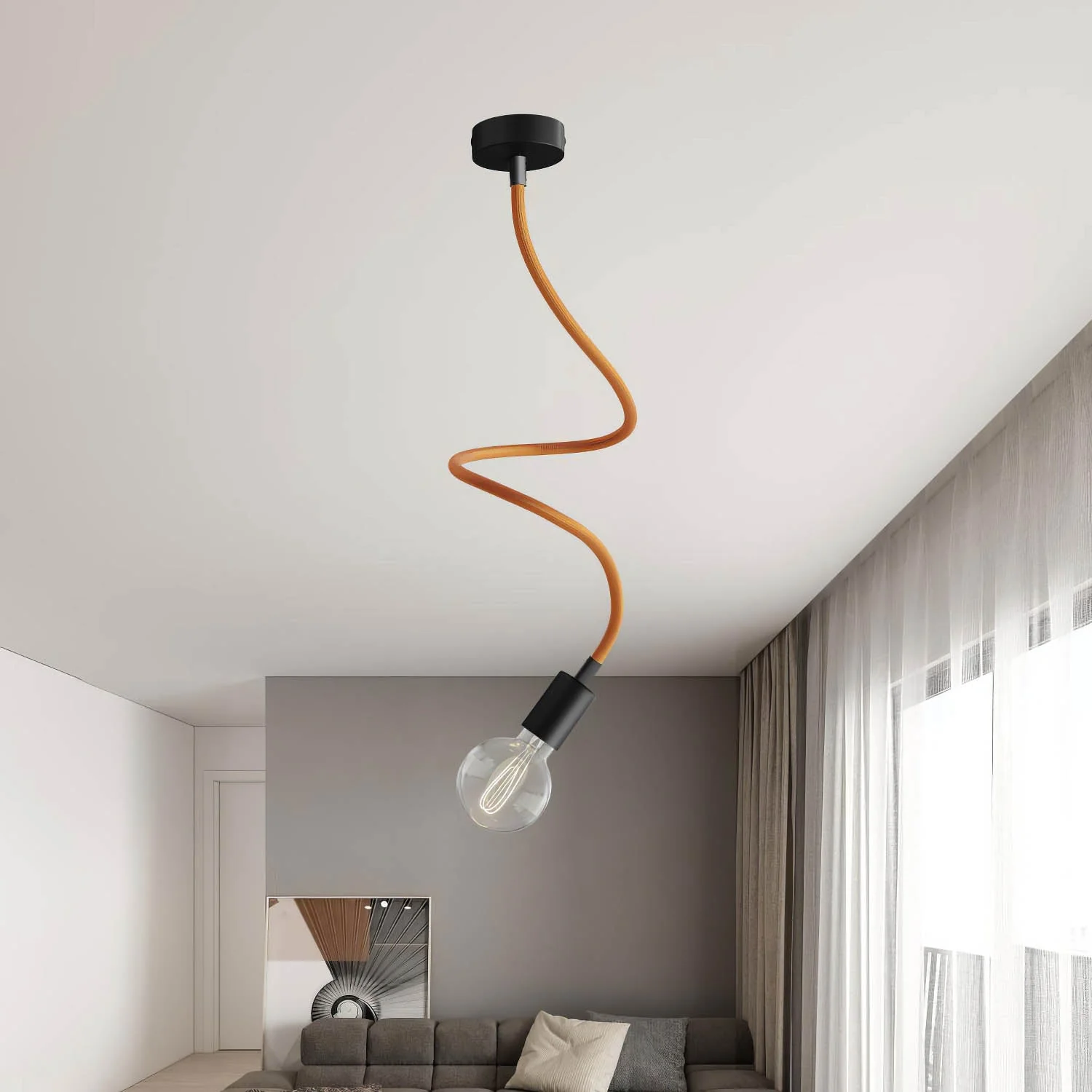 Creative Flex extension flexible tube covered in RM74 Copper fabric with metal terminals - Image 18