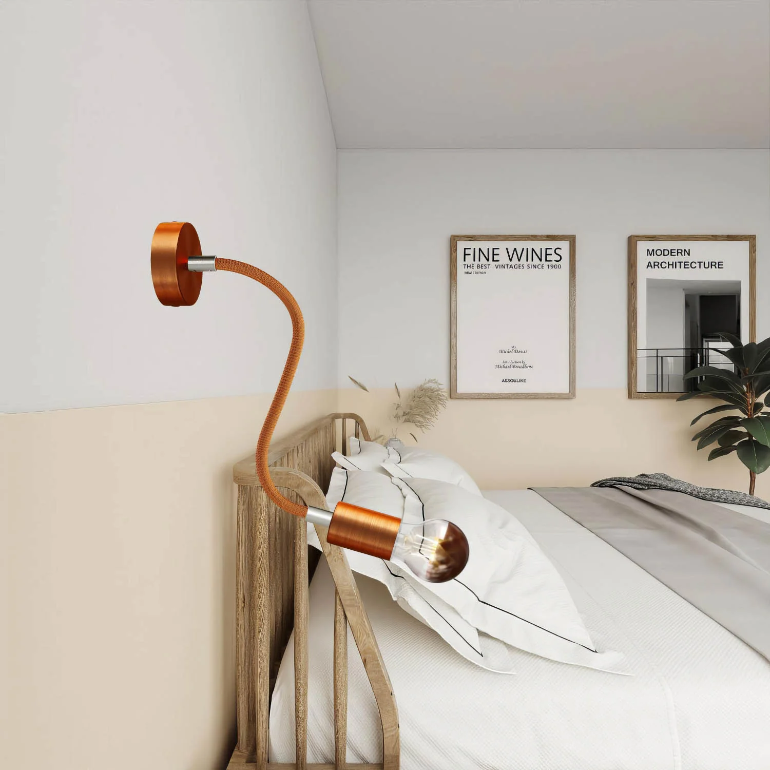 Creative Flex extension flexible tube covered in RM74 Copper fabric with metal terminals - Image 20