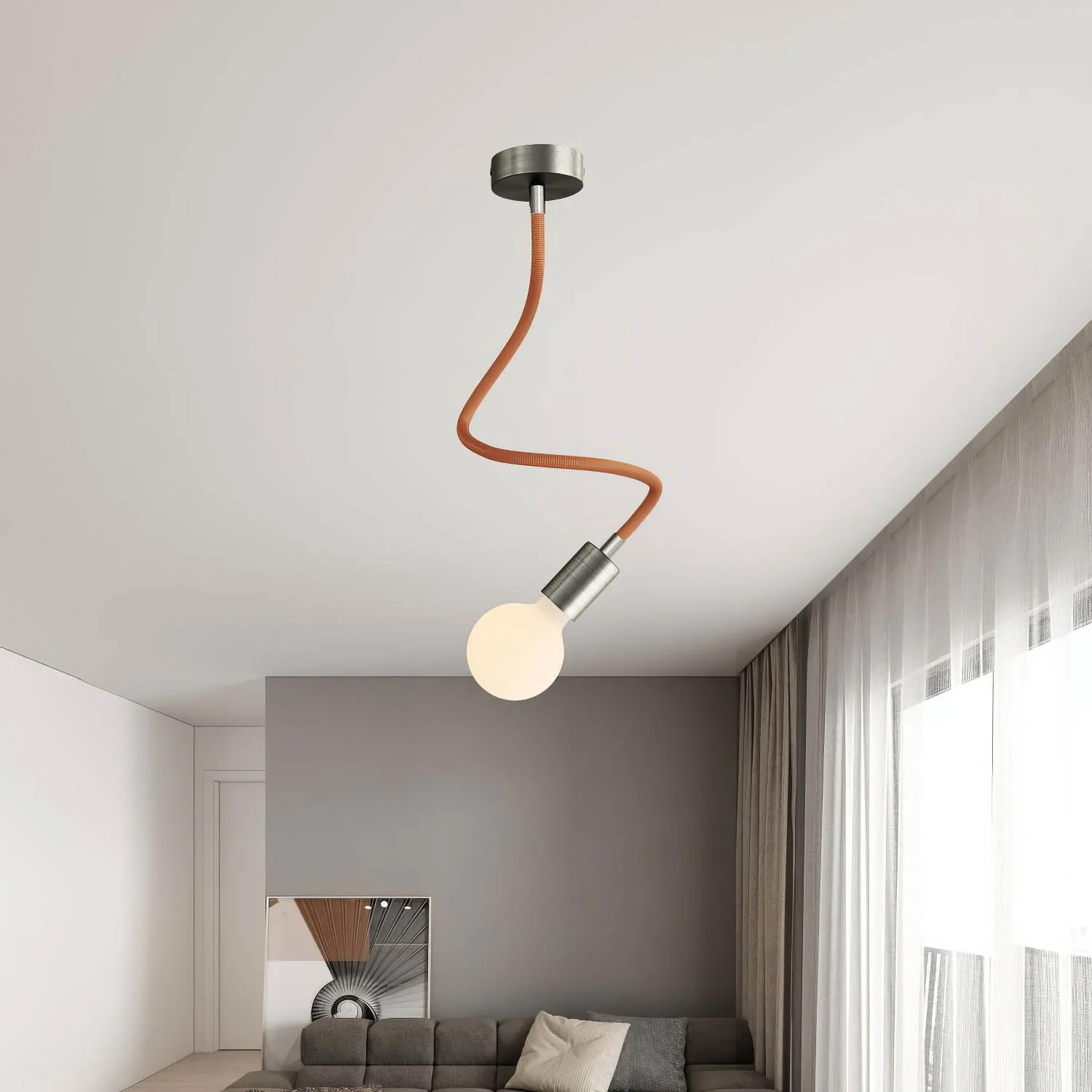 Creative Flex extension flexible tube covered in RM74 Copper fabric with metal terminals - Image 23
