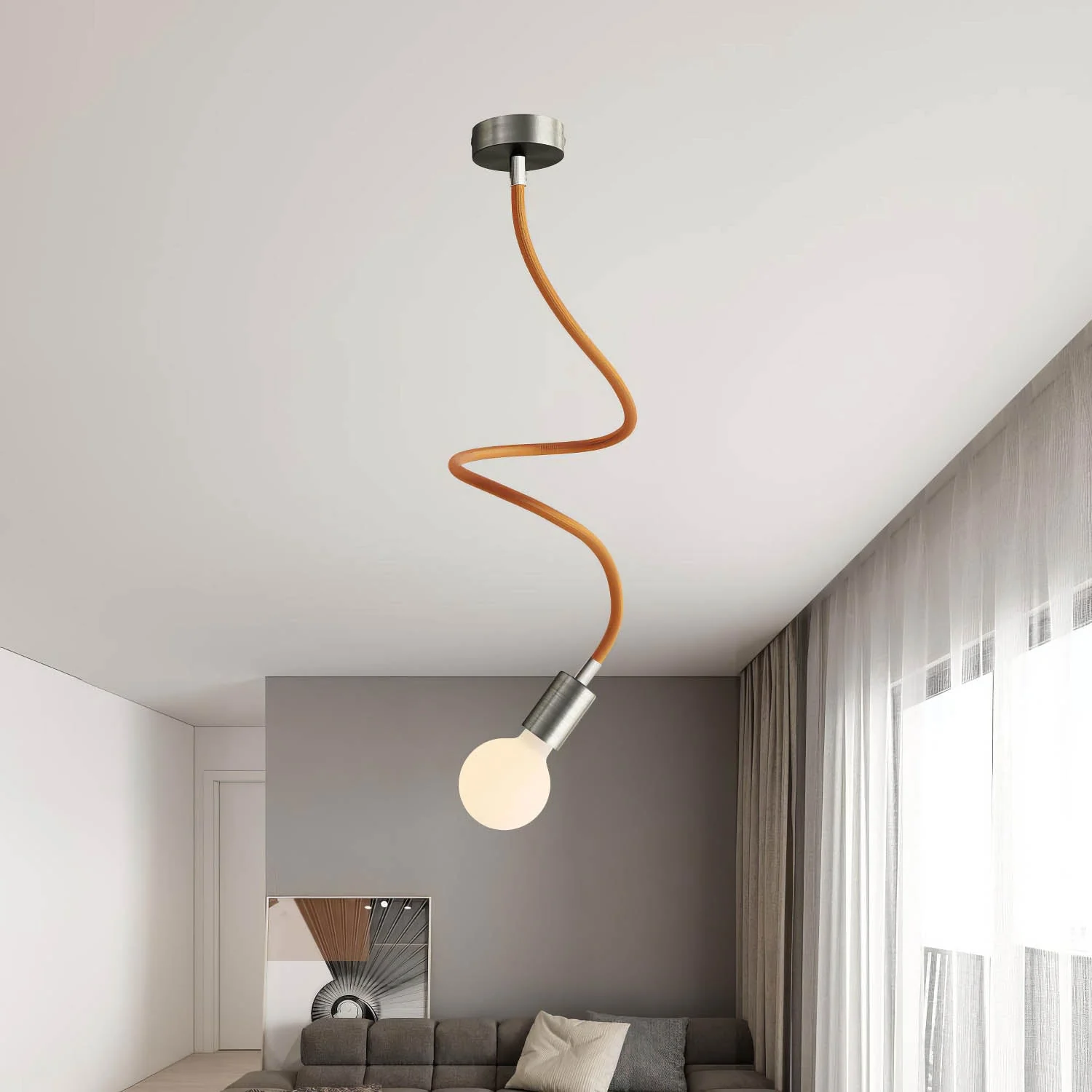 Creative Flex extension flexible tube covered in RM74 Copper fabric with metal terminals - Image 25