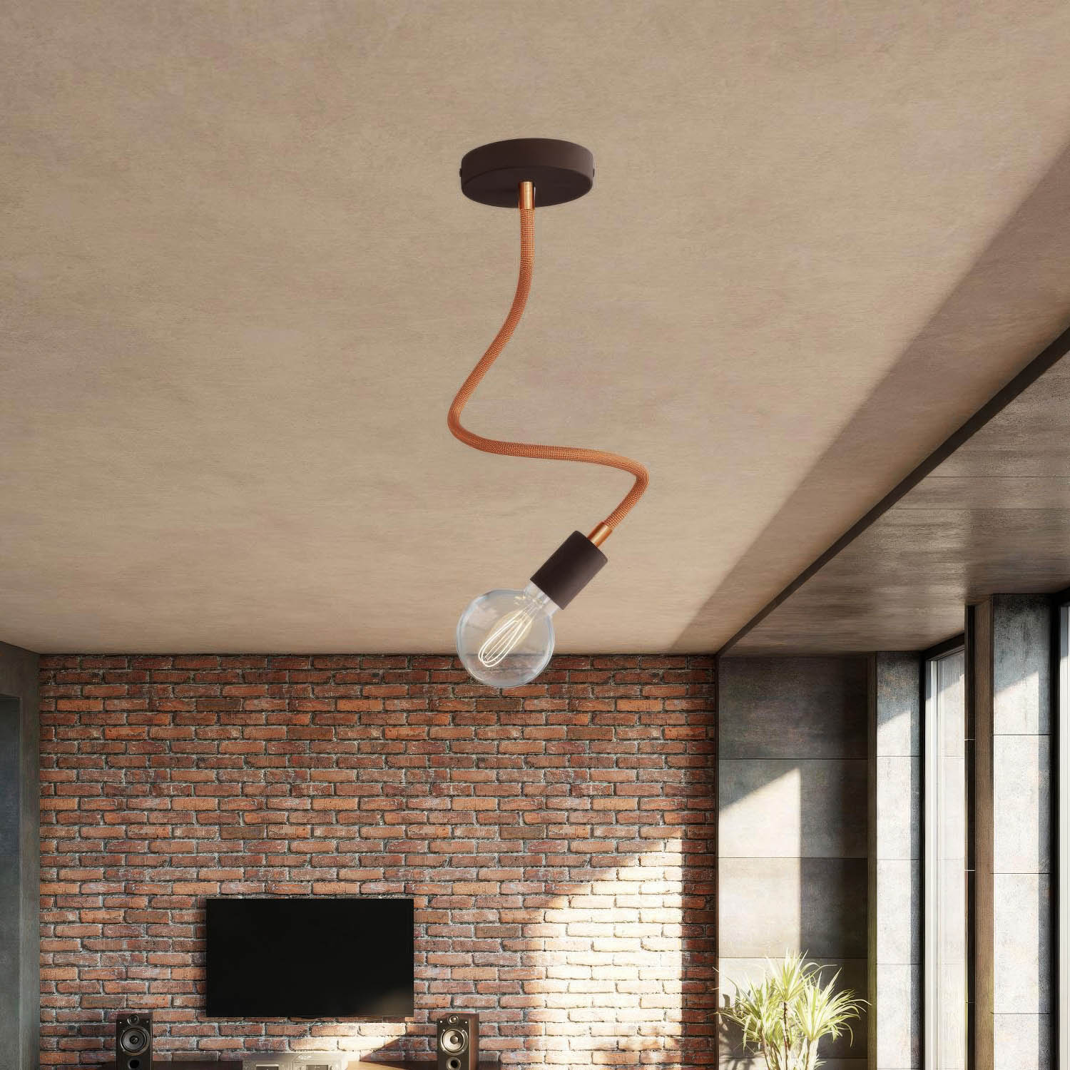 Creative Flex extension flexible tube covered in RM74 Copper fabric with metal terminals - Image 30