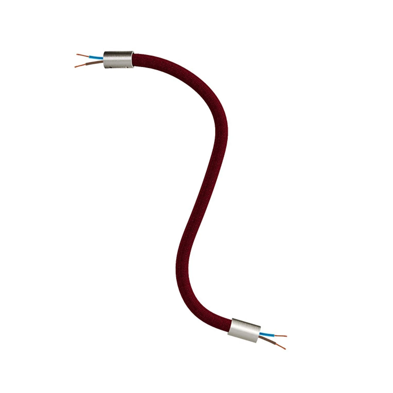 Creative Flex flexible extension tube covered in RM19 Bordeaux fabric with metal ends - Image 19