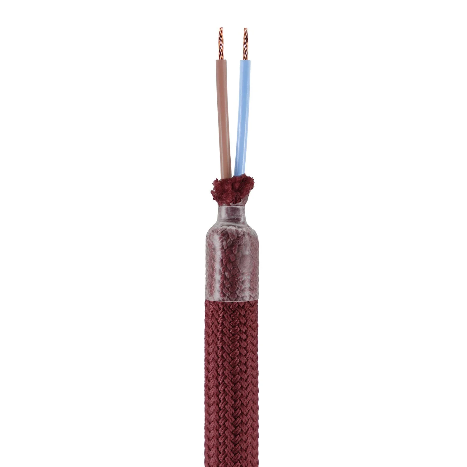 Creative Flex flexible extension tube covered in RM19 Bordeaux fabric with metal ends - Image 2